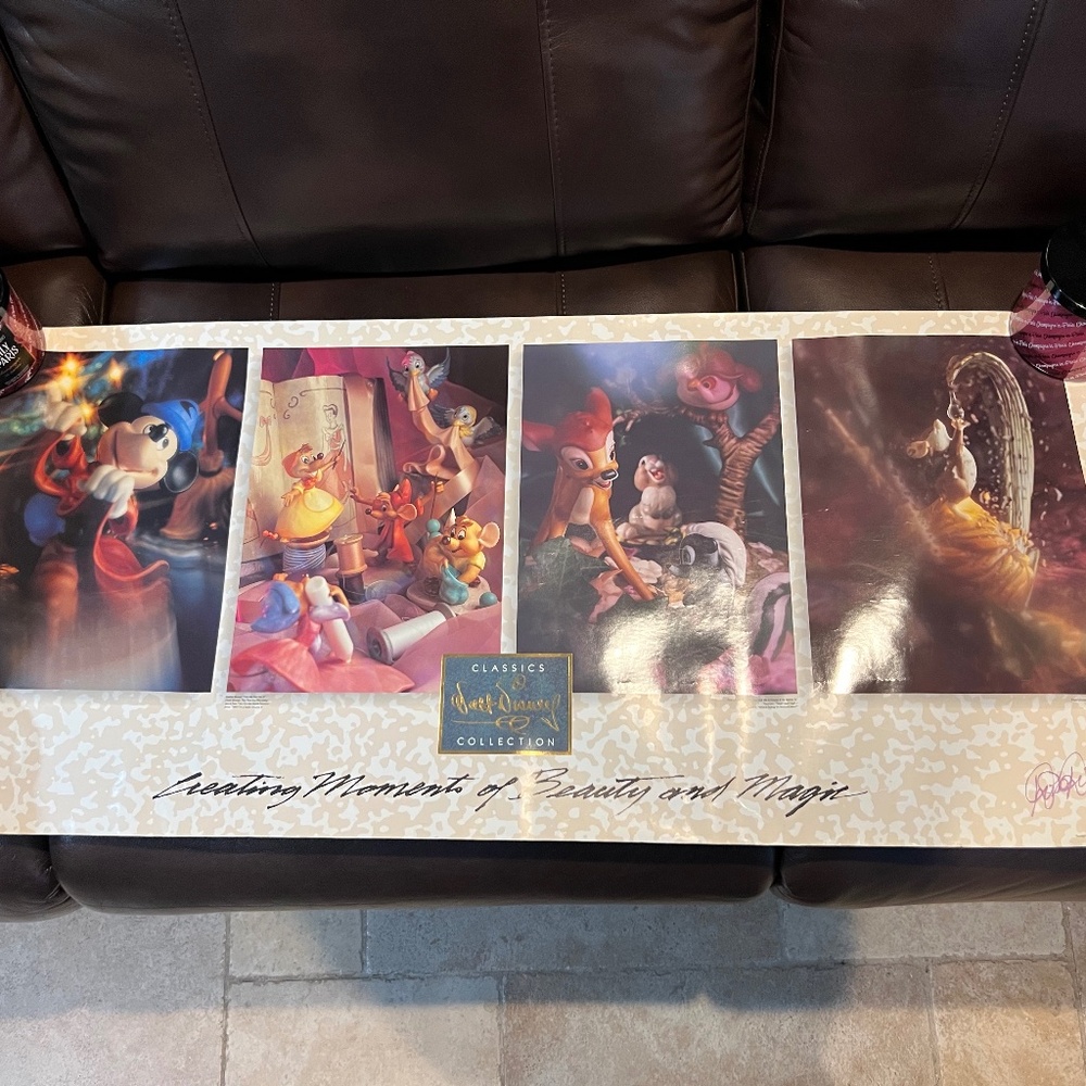Disney print creating moments-signed dick duerrstein